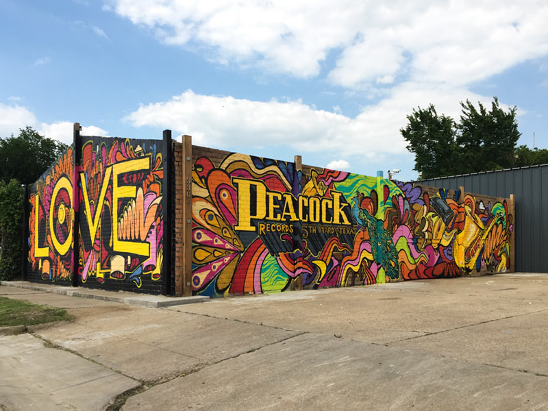 A Painted Tribute to Peacock Records, Offsite but On-Ward